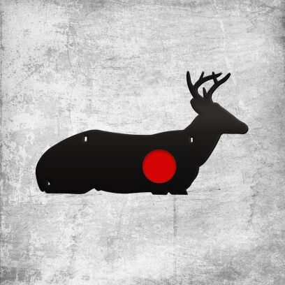 full size reactive deer steel target